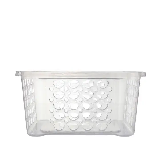 Cesta Empilhável Plástico Transparente 6,3L Moolti Sanremo