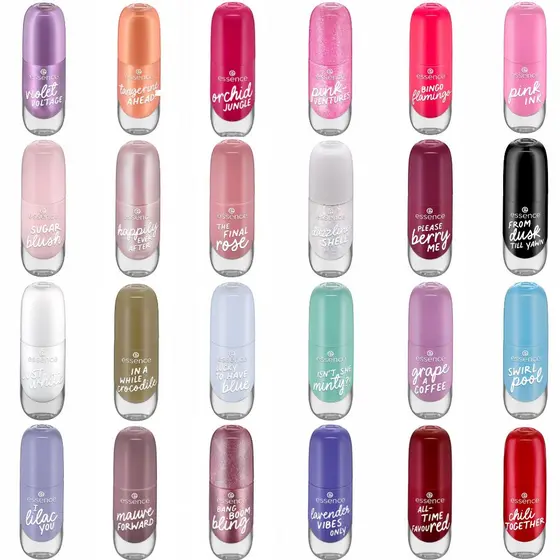 Kit 2 Esmaltes de unhas com efeito gel essence - Escolha sua dupla