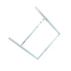 Suporte Placa Simbologia Carga Perigosa 30x30cm Alumínio
