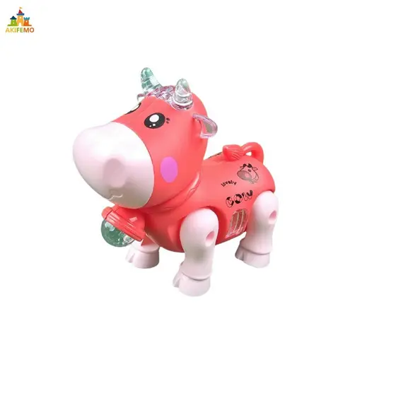 Brinquedo infantil macaco vaquinha e esquilo eletrico cores diversas