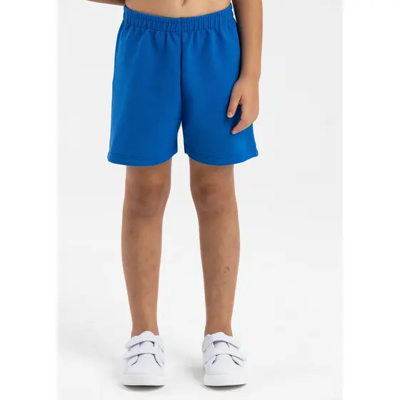 Shorts Infantil Moletinho Sem Pelúcia Unissex Confortável Leve Para Dia a Dia