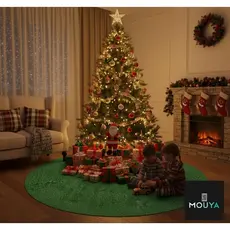 Tapete Grama Sintética Redondo Decorativo Pra Árvore De Natal Todos Os Tamanhos