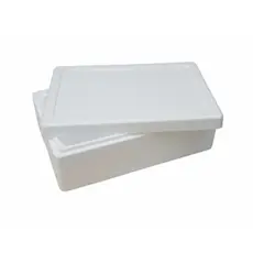 Caixa Isopor térmica Pescados de 08 Litros - Caixa para pescados, gelo, medicamentos e alimentos.
