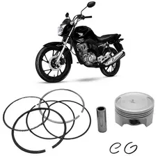 Kit Pistão Anel 1.00 CG 160 NXR 160 Bros Vini Controlflex