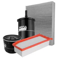 Kit Troca de Filtros Logan Sandero 1.0 12V 17 a 24 Flex Wega