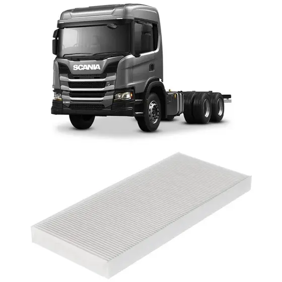 Filtro Cabine Ar Condicionado Scania Série G Dc09 Dc13