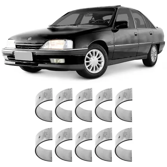Bronzina Casquilho Mancal 0.25 Chevrolet Omega Suprema Vectra 92 a 2006 Metal Leve SBC272