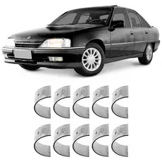 Bronzina Casquilho Mancal 0.25 Chevrolet Omega Suprema Vectra 92 a 2006 Metal Leve SBC272