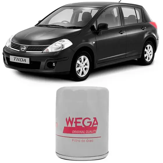 Filtro Óleo Nissan Tiida 1.8 2009 A 2013 Wega