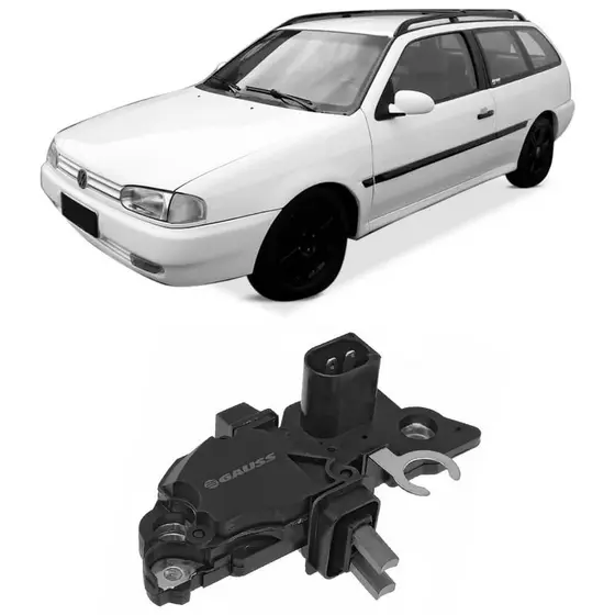 Regulador Voltagem Alternador Gol G2 Parati Gauss Ga225