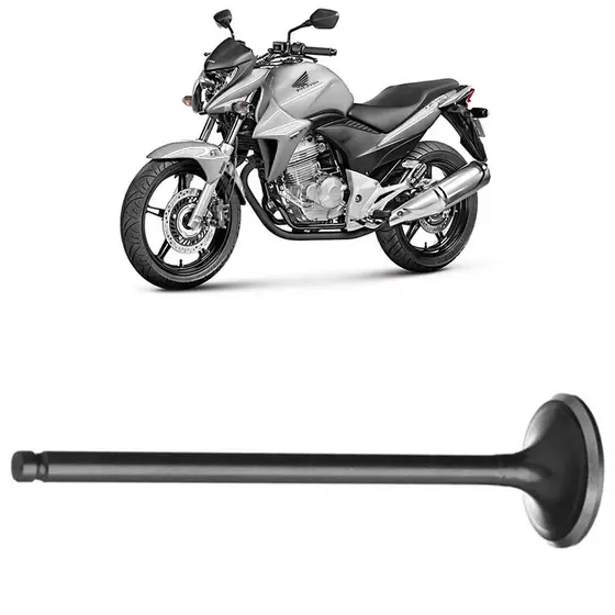 Válvula Admissão Moto CB 300 XRE 300 CBX 250 Twister