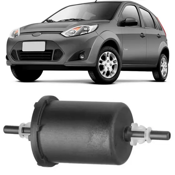 Filtro Combustível New Fiesta 1.6 2010 a 2018 Flex Tecfil