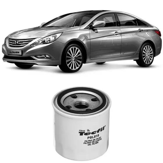 Filtro Óleo Hyundai Sonata 2.4 2011 A 2014 Tecfil