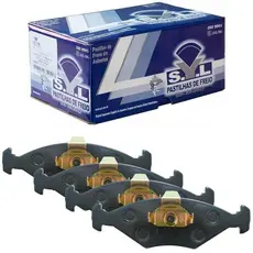 Kit Pastilha Freio Fiat Siena 2009 A 2016 Dianteira Syl