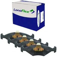 Kit Pastilha Freio Fiat Punto 2009 A 2016 Dianteira Lonaflex