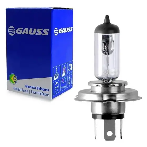 Lâmpada Gauss Halógena 75/70w 24v H4 P43t-38 Farol
