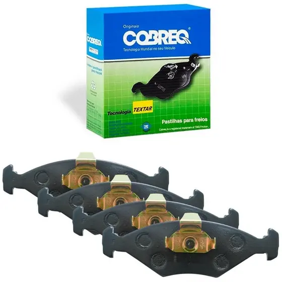 Kit Pastilha Freio Fiat Uno 2011 a 2016 Dianteira Teves Cobreq