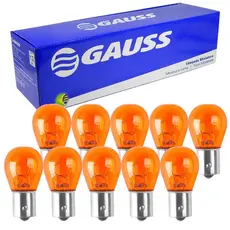 10 Lâmpada Gauss Miniatura Amarela 21w 12v 21w 1 Polo