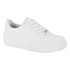 Tênis Vizzano Branco Feminino Plataforma Casual Branco Caminhada Original 100% Original Dia a Dia