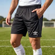 Calção Masculino Umbro Maximum Diamond Com Bolso Para Futebol Academia Treino Original