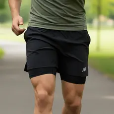 Shorts Masculino Sport Essentials 2 em 1 New Balance MS41230B