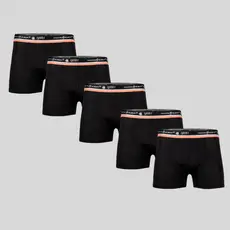 KIT COM 5 CUECAS PRETA BOX BOXER  ADULTO DRY FIT TECIDO RESPIRÁVEL PREMIUM