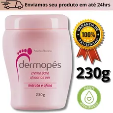 Creme para Rachaduras nos Pés Abelha Rainha Cosméticos  Hidrata e Afina Dermopes 230g