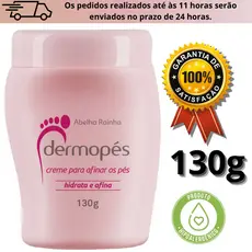 Creme para Rachaduras nos Pés Abelha Rainha Cosméticos  Hidrata e Afina Dermopes 130g