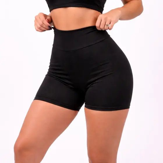 short Suplex cintura alta treino academia moda fitness