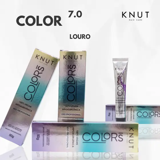 KNUT Coloração Vegana Colors Professional 50g - Várias Cores