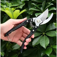 Tesoura PRETA Profissional De Poda Podar Plantas Galhos