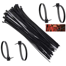 100 Abraçadeiras Nylon Enforca Gato 150mm a 400mm Show