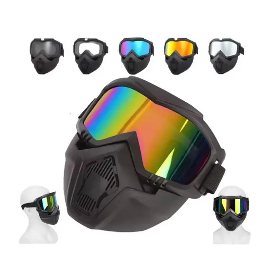 ÓCULOS MÁSCARA Motociclista Motocross Bike Airsoft Paintball