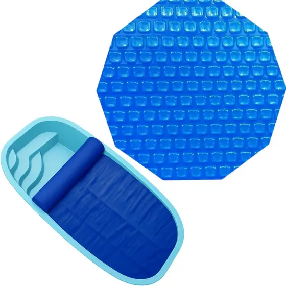Capa Térmica Italiana Splash 5,00 x 2,80m Formato da Piscina Igui 300 Micras