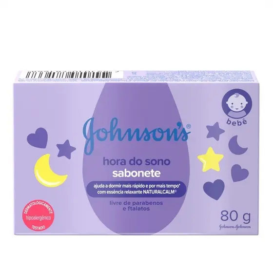 Sabonete Barra Johnson's Hora do Sono 80g