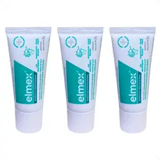 Kit com 3, 6 ou 12 Pasta de Dente Creme Dental Elmex Sensitive 30gr cada