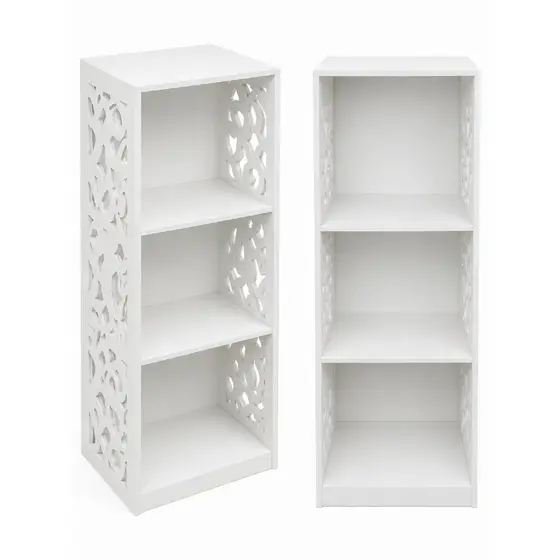 Display Organizador Branco em MDF para Mesa de Doces, Decoração de Festas, Enfeites e Lembrancinhas