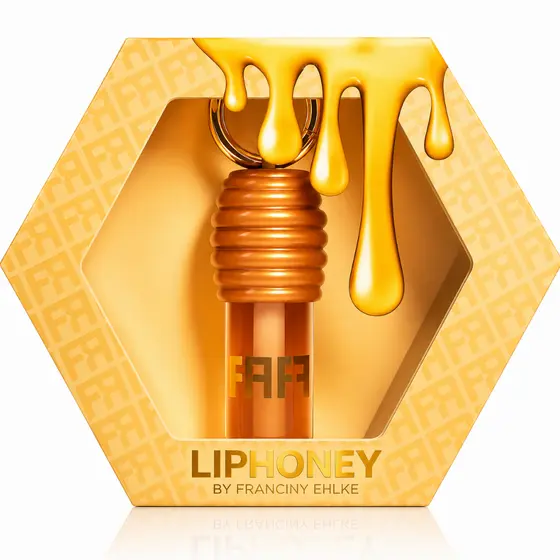 Gloss Labial Hidratante LIPHONEY  Efeito Glow Brilho Natural Mel Portátil Lip Oil