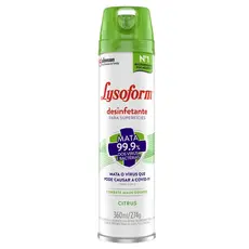 Desinfetante Aerossol Lysoform Citrus 360ml