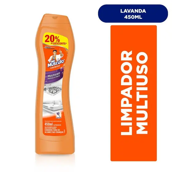 Saponáceo Cremoso Multiuso Mr Músculo 450ml