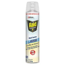 Inseticida Aerossol Multi-Inseto Raid com Oléo de Citronela Essencial 420ml