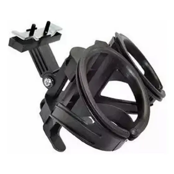 SUPORTE CARAMANHOLA BICICLETA GARRAFA DUPLO SELIM SPEED MTB PRETO