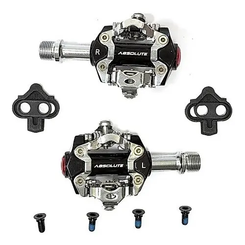 Pedal Clip Absolute Rolamentos Selados Bike Mtb Com Tacos