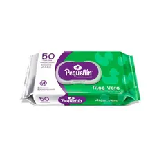 Toalhas Umedecidas Pequeñin Aloe Vera 50un