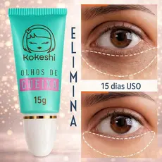 Creme Facial para Manchas de Olheiras Olhos de Gueixa 15 gr Kokeshi