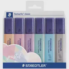 Marca texto Staedtler Textsurfer Classic - 6 Cores Pastel