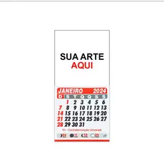 20/30/40/50 unidades de Mini Calendário 2026 Personalizados