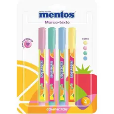 Caneta Marca Texto Destaq Mentos 3660 Compactor - 4UN