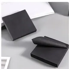 Bloco Adesivo Post It Preto 100 Folhas 75x75 Interponte