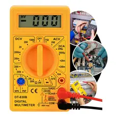 Multímetro Digital Dt-830b Portátil Profissional + Bateria